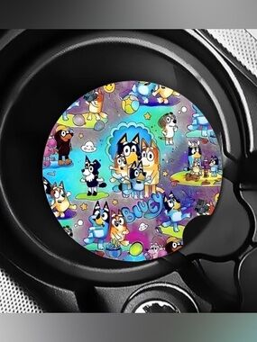 Bluey Show Car Coasters Absorbent Set of (2)